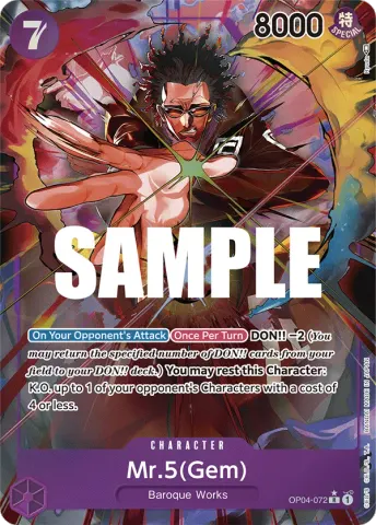 Mr.5 (Gem) (Alternate Art) · 072