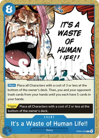 It's a Waste of Human Life!! · 058