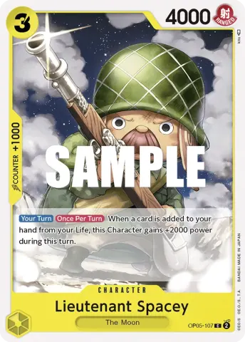 Lieutenant Spacey · 107