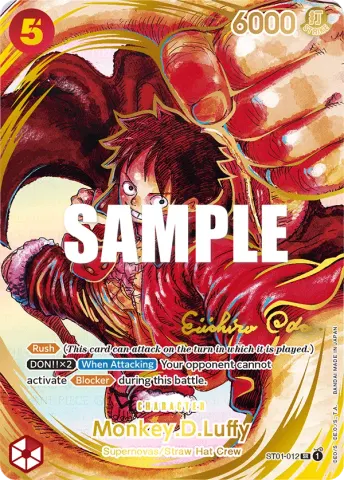 Monkey.D.Luffy (Alternate Art) (Gold-Stamped Signature) · 012