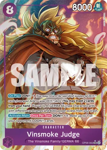 Vinsmoke Judge (Alternate Art) · 062