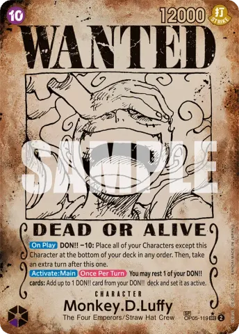 Monkey.D.Luffy (Wanted Poster) · 119
