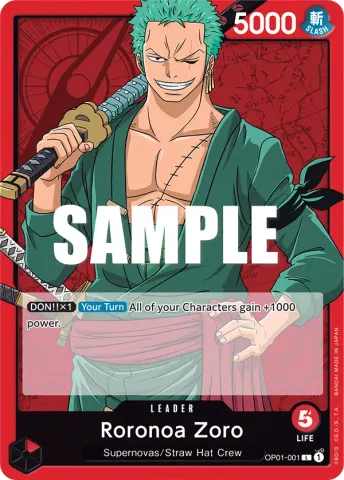 Roronoa Zoro · 001