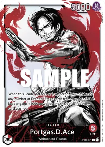Portgas.D.Ace (Alternate Art) · 001