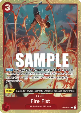 Fire Fist (Alternate Art) · 018