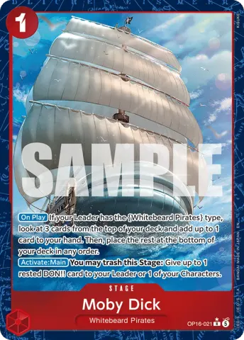 Moby Dick (Alternate Art) · 021