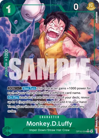 Monkey.D.Luffy (Alternate Art) · 034