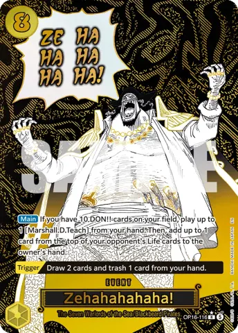 Zehahahahaha! (Alternate Art) · 116