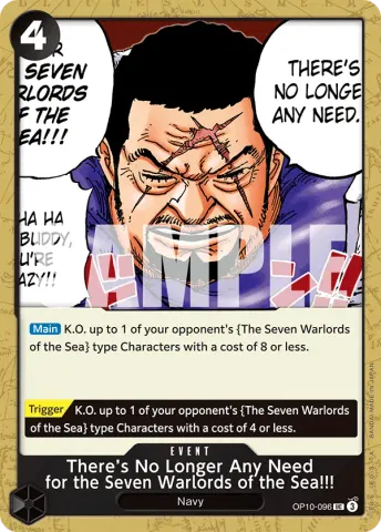 There's No Longer Any Need for the Seven Warlords of the Sea!!! · 096