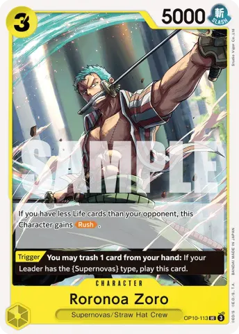 Roronoa Zoro · 113