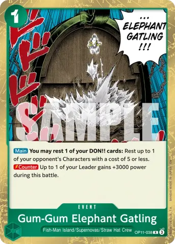 Gum-Gum Elephant Gatling · 038