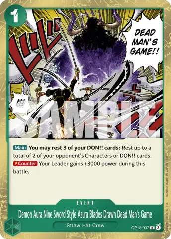 Demon Aura Nine Sword Style Asura Blades Drawn Dead Man's Game · 037