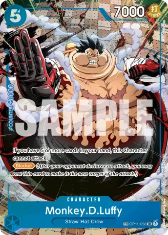 Monkey.D.Luffy - OP11-058 (TR) · 058