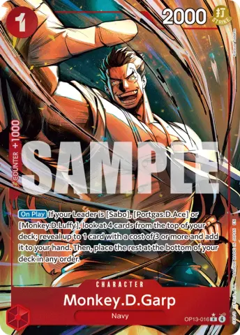 Monkey.D.Garp (Alternate Art) · 016