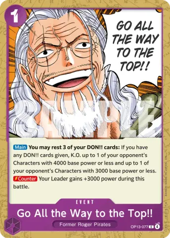 Go All the Way to the Top!! · 077
