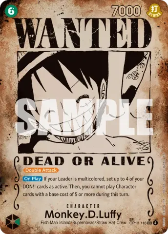 Monkey.D.Luffy (Wanted Poster) · 118
