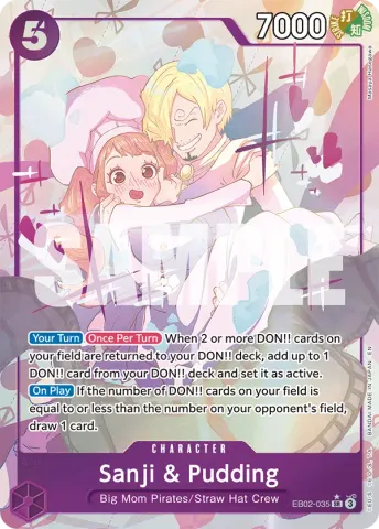Sanji & Pudding (Alternate Art) · 035