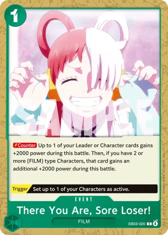 There You Are, Sore Loser! · 020