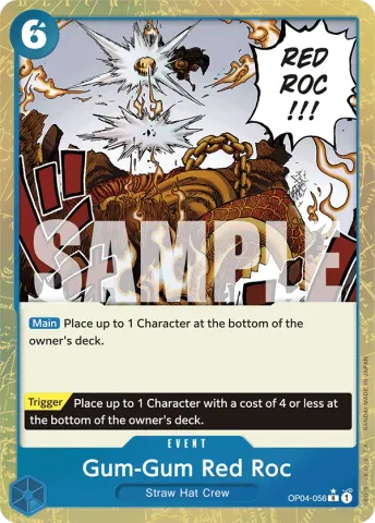 Gum-Gum Red Roc (Textured Foil) · 056