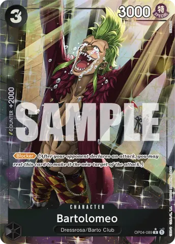 Bartolomeo (OP04-089) (Alternate Art) · 089