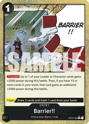 Barrier!! (Textured Foil) · 095