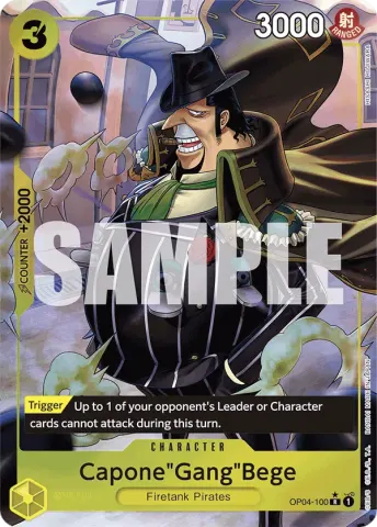 Capone"Gang"Bege (OP04-100) (Full Art) · 100