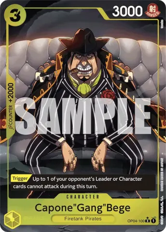 Capone"Gang"Bege (OP04-100) (Alternate Art) · 100
