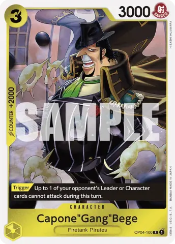 Capone"Gang"Bege (OP04-100) (Reprint) · 100