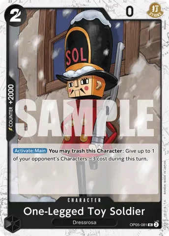 One-Legged Toy Soldier (Jolly Roger Foil) · 081