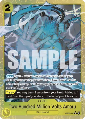 Two-Hundred Million Volts Amaru (Alternate Art) · 115