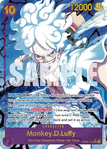Monkey.D.Luffy (OP05-119) (Alternate Art) · 119