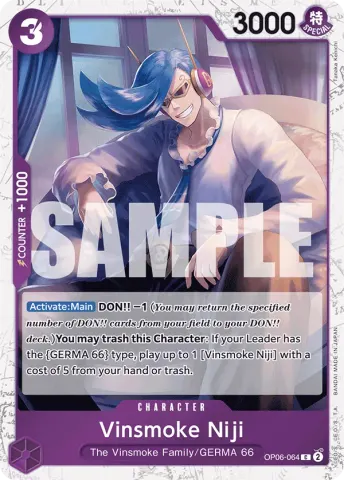 Vinsmoke Niji (OP06-064) (Jolly Roger Foil) · 064