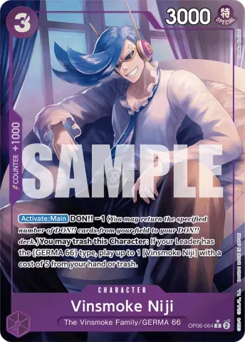 Vinsmoke Niji (OP06-064) (Full Art) · 064