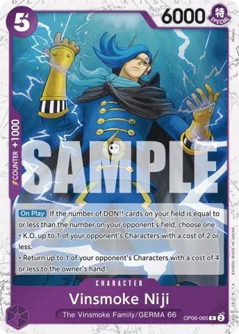 Vinsmoke Niji (OP06-065) (Jolly Roger Foil) · 065