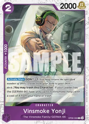 Vinsmoke Yonji (OP06-066) (Jolly Roger Foil) · 066