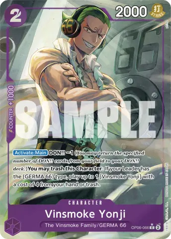 Vinsmoke Yonji (OP06-066) (Full Art) · 066