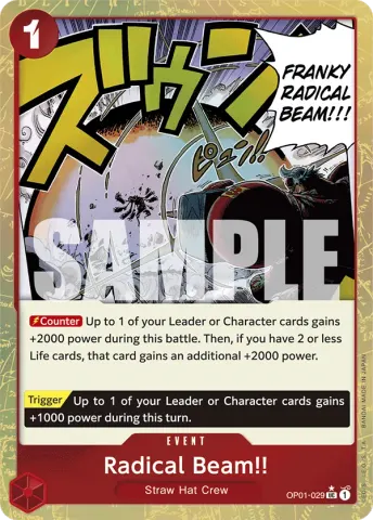 Radical Beam!! (Textured Foil) · 029