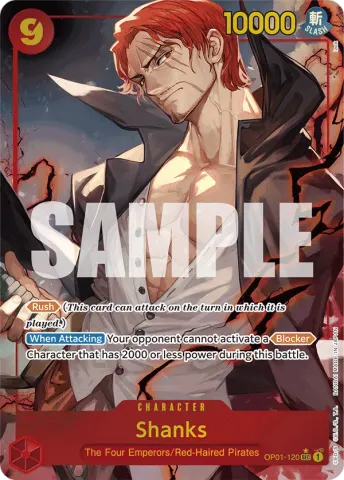 Shanks (OP01-120) (Alternate Art) · 120