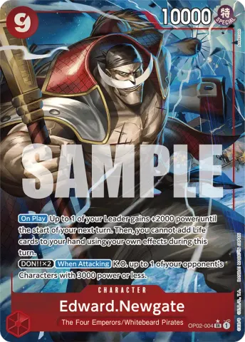 Edward.Newgate (OP02-004) (Alternate Art) · 004