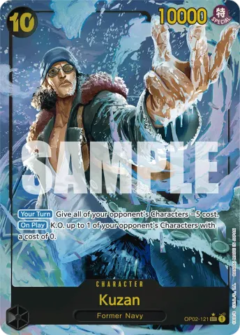 Kuzan (OP02-121) (Alternate Art) · 121