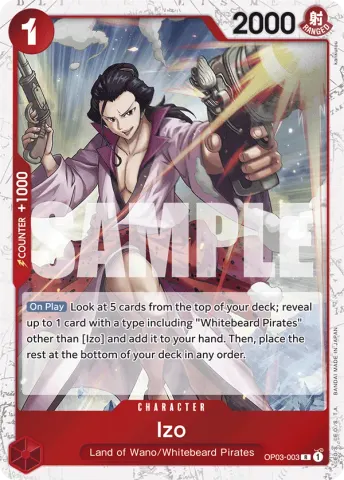 Izo (OP03-003) (Jolly Roger Foil) · 003