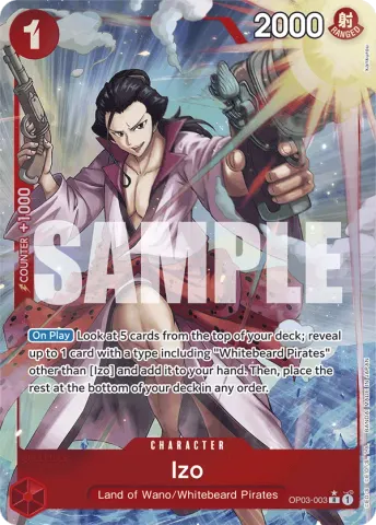 Izo (OP03-003) (Full Art) · 003