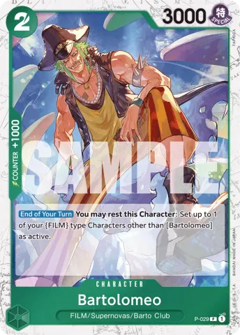 Bartolomeo (P-029) (Jolly Roger Foil) · 029