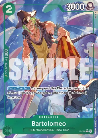Bartolomeo (P-029) (Full Art) · 029