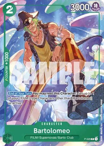 Bartolomeo (P-029) (Reprint) · 029