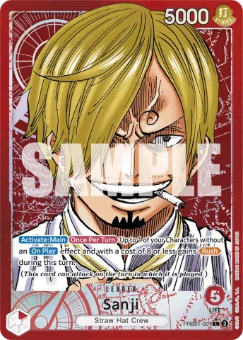 Sanji (PRB01-001) (Alternate Art) · 001