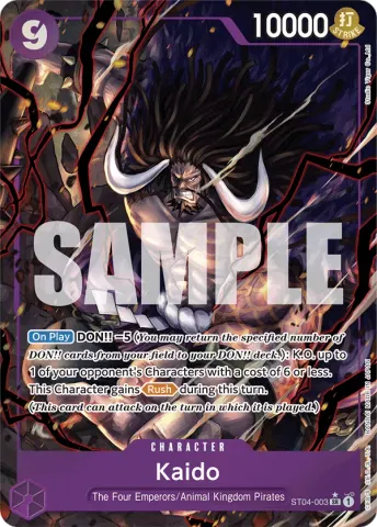 Kaido (ST04-003) (Alternate Art) · 003