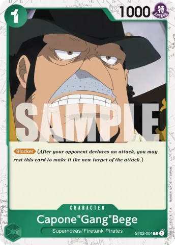 Capone"Gang"Bege (ST02-004) (Jolly Roger Foil) · 004