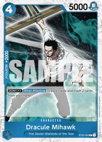 Dracule Mihawk (ST03-005) (Jolly Roger Foil) · 005