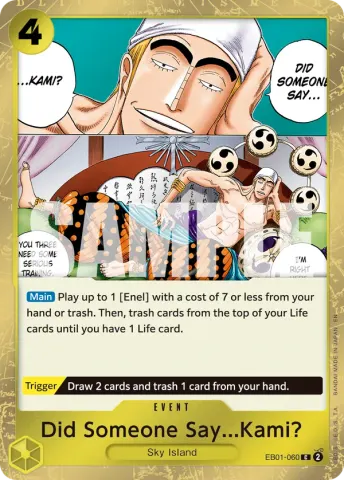 Did Someone Say...Kami? (Pirate Foil) · 060